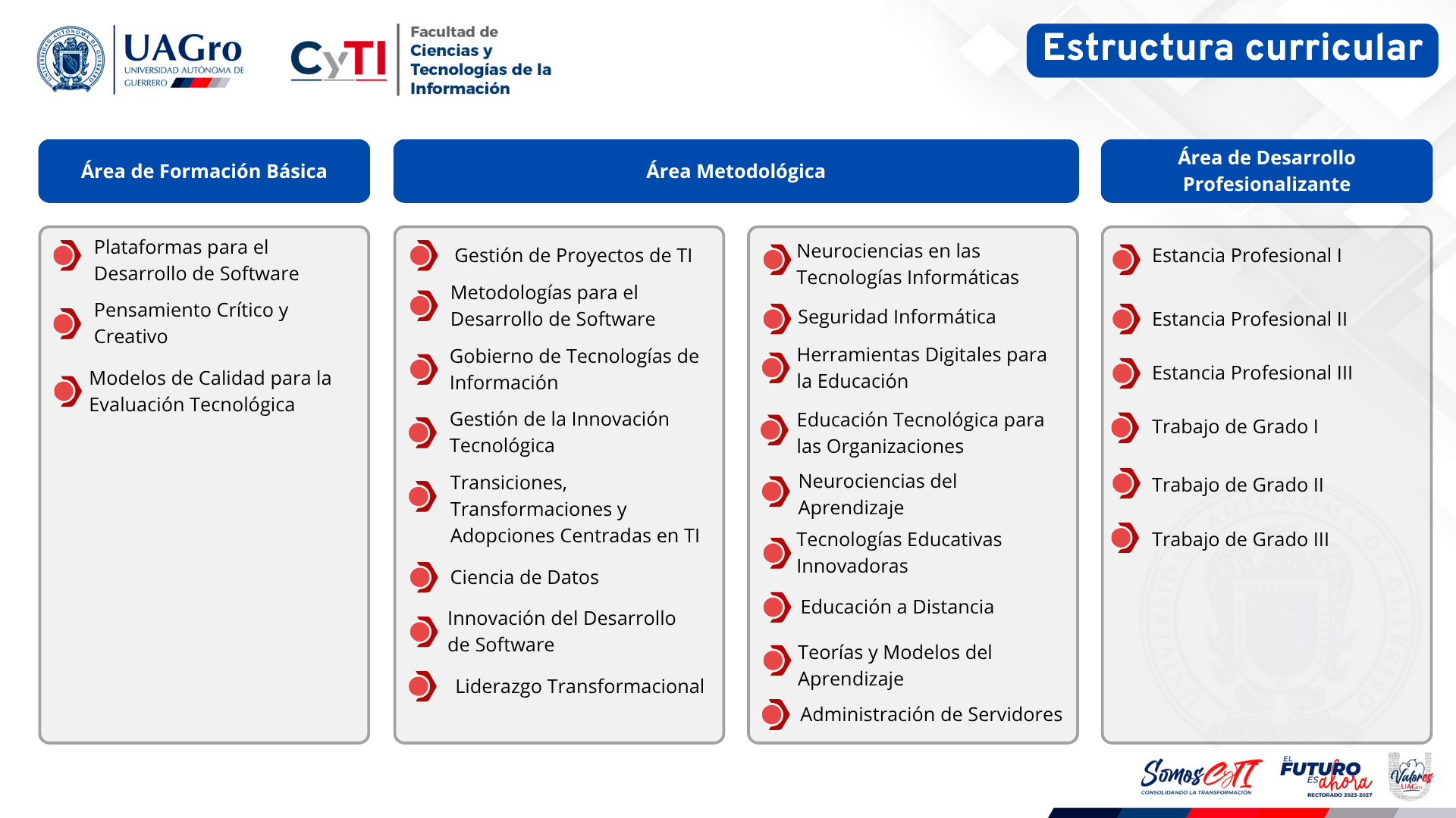 Estructura curricular